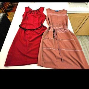 Lot of 2 Size M Womens Dresses "Apt:9 & Vera Wang" NWOT